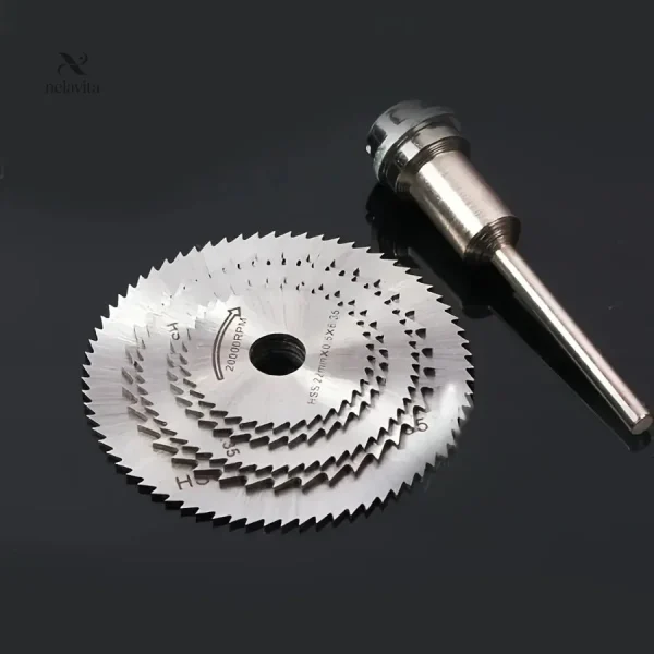 Kit de mini lames scie circulaire HSS, polyvalent pour divers matériaux