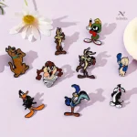 Ensemble de broches enfant avec personnages cartoon