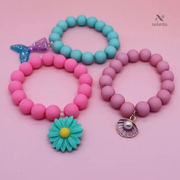 Bracelets élastiques pour enfants, design joyeux et ludique