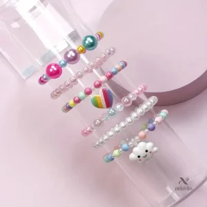 Bracelets enfant perles colorées – bijoux fantaisie