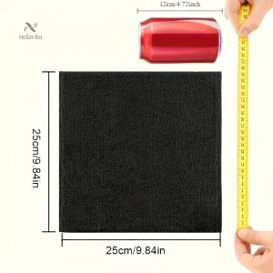 Chiffons microfibres noirs ultra-absorbants pour bateau