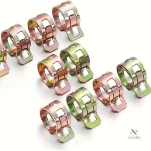 Lot de colliers de serrage à ressort pour fixations métalliques