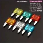 Kit de fusibles pour circuits électriques auto, plusieurs couleurs