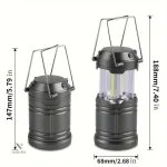 Lampes portables pliables pour randonnée et bivouac