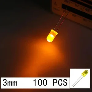 Lot de LEDs 5mm Multicolores Haute Luminosité – Rouge, Vert, Bleu, Jaune, Blanc | Composants Informatiques et Électroniques