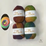 Fil à tricoter dégradé, ajout de couleur à vos projets artisanaux