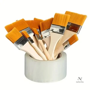 Pinceaux idéaux pour peinture murale et acrylique