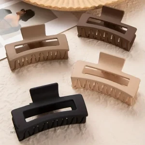 Accessoires coiffure rectangle mat, pack pratique pour cheveux