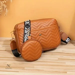 Lot de sacs à main femme tendance Bandoulière large et pochette assortie