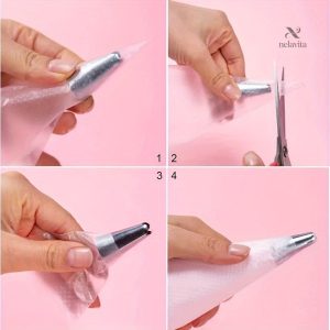Accessoires de pâtisserie : poches douille jetables en plastique