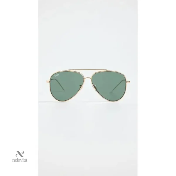 Lunettes aviateur homme, design rétro avec verres verts