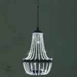 Lustre LED Extérieur Cristal – Éclairage décoratif pour événements