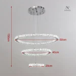 Suspension décorative haut de gamme en design contemporain
