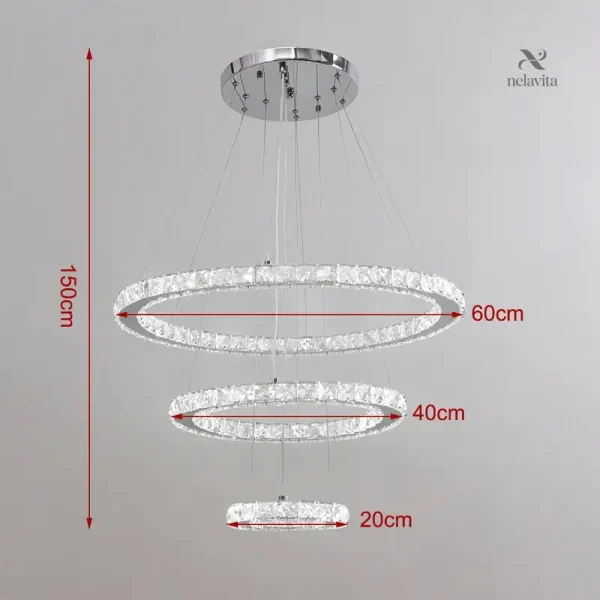 Suspension décorative haut de gamme en design contemporain