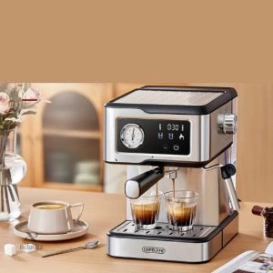 Cafetière électrique avec buse vapeur et réservoir grande capacité