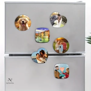 Magnets personnalisés avec photo – Décoration aimantée pour frigo ou bureau