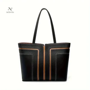 Sacs à main femme cabas en cuir beige  Élégance minimaliste et grande capacité
