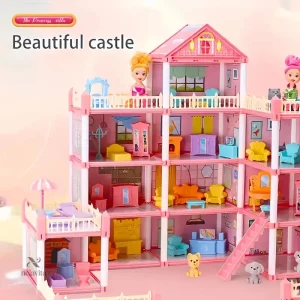 Villa de jeu pour enfants avec figurines incluses