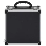 Mallette de Rangement Aluminium avec Serrure pour Disques Durs