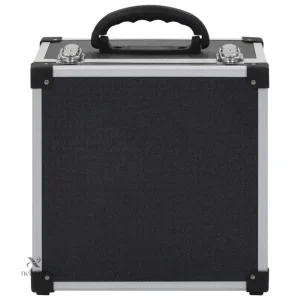 Mallette de Rangement Aluminium avec Serrure pour Disques Durs