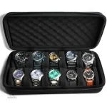 Mallette de rangement pour 12 montres, étui rigide