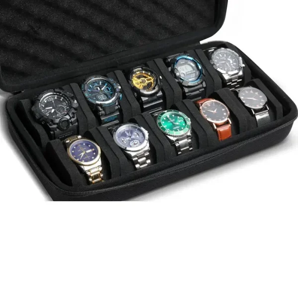 Mallette de rangement élégante pour montres, protection optimale
