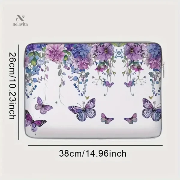 Mallette élégante pour ordinateur portable motif papillons
