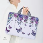 Mallette pour ordinateur portable avec design papillon