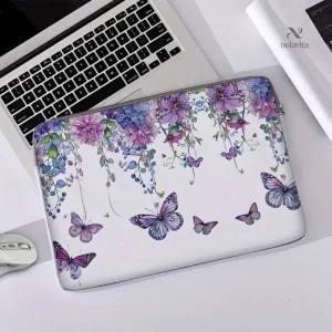 Housse pour PC élégante et colorée, motif floral