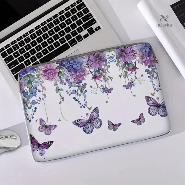 Housse pour PC élégante et colorée, motif floral