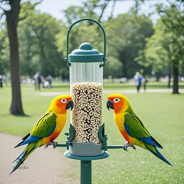 Mangeoire à graines durable pour la faune urbaine et sauvage