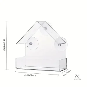 Mangeoire facile à installer pour observation des oiseaux