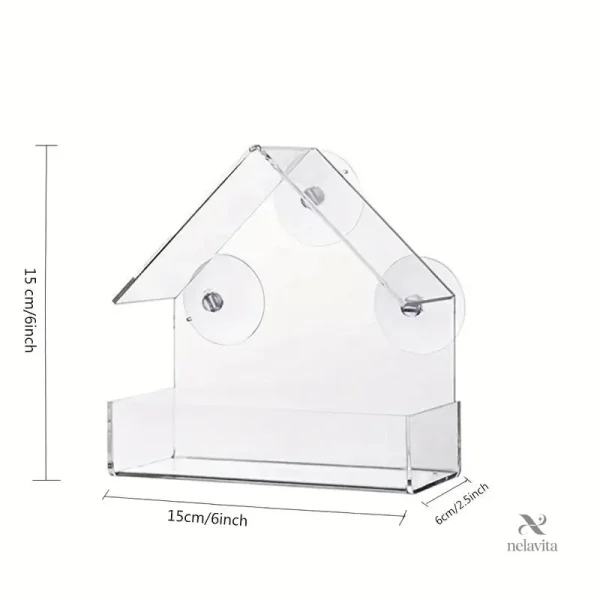 Mangeoire facile à installer pour observation des oiseaux