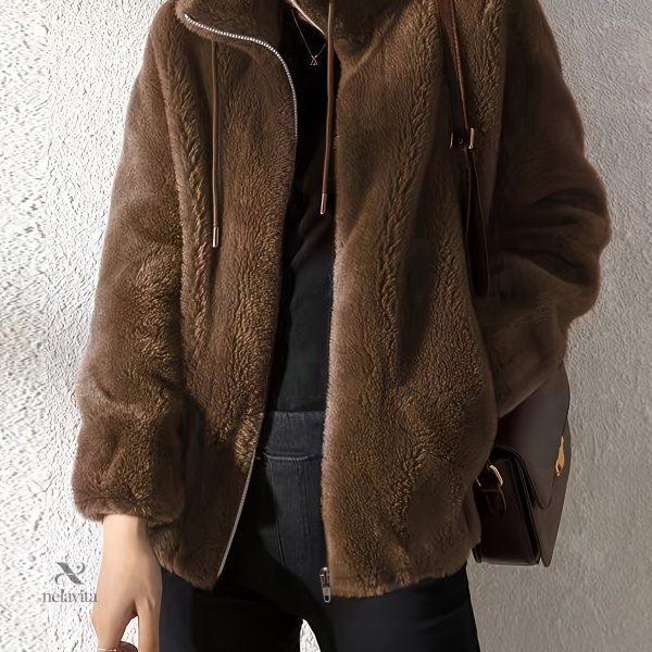 Manteau zippé parfait pour la mi-saison