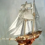 Maquette bateau voilier 3D en bois, kit de construction