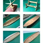 Kit de construction de navire historique, modèle en bois