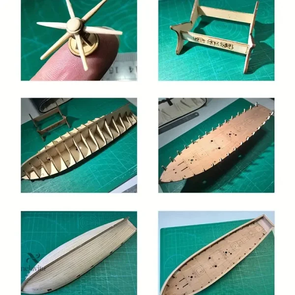 Kit de construction de navire historique, modèle en bois