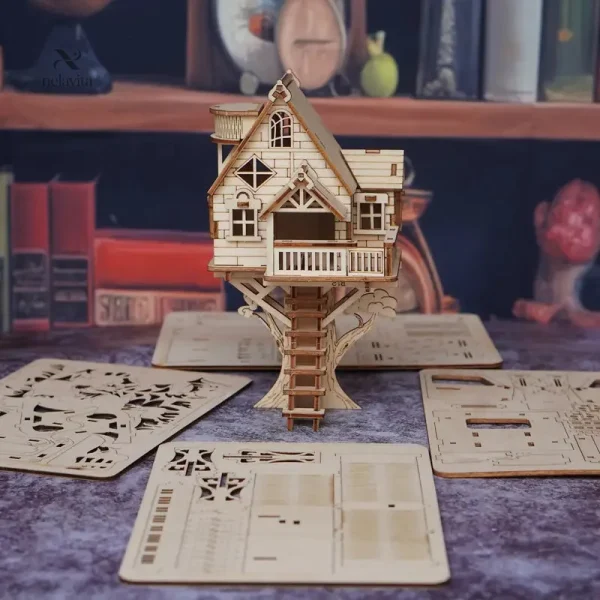 maquette-maison-dans-les-arbres-en-bois-kit-de-constructi-0nzlib-1 Maquette en bois de maison dans les arbres en kit 3D