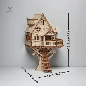 Maison dans les arbres à construire pour décoration intérieure