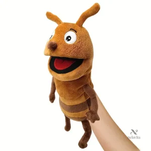 Marionnettes à Main Insectes en Peluche – Jouets Éducatifs et Amusants pour Théâtre et Histoires