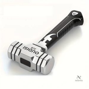 Marteau Massette de Maçon 1LB – Outil à Main Robuste avec Manche Antidérapant pour Bricolage et Chantier