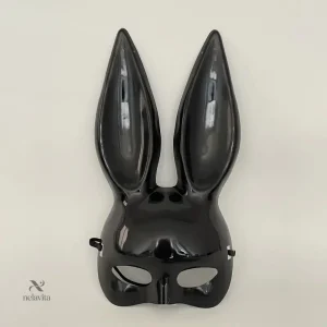 Masque lapin blanc femme – Accessoire de déguisement avec grandes oreilles pour soirée et cosplay