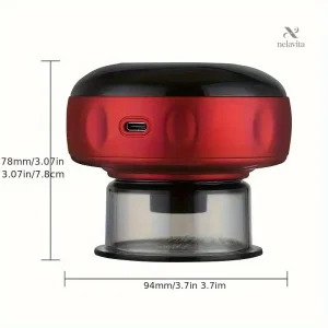 Masseur Électrique Rechargeable à Dépression avec Ventouse