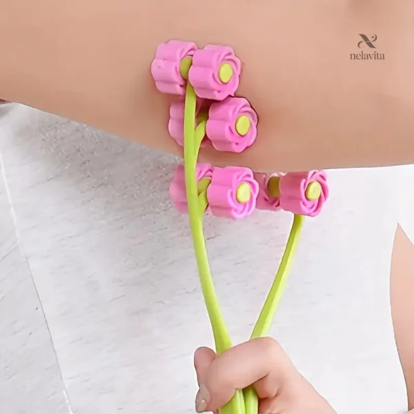 Outil Anti-Rides avec Design Floral Élégant