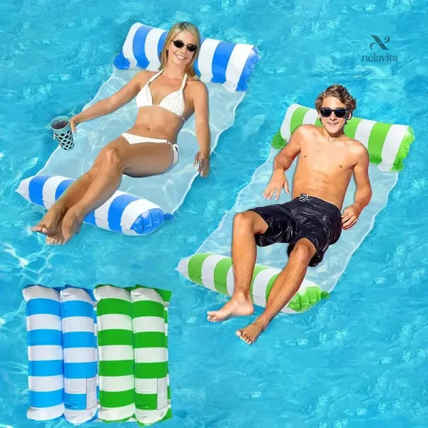 Matelas gonflable coloré pour loisirs aquatiques
