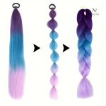 Mèches synthétiques colorées pour extensions de cheveux