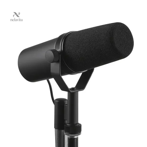 Micro conçu pour un son optimal lors de podcasts
