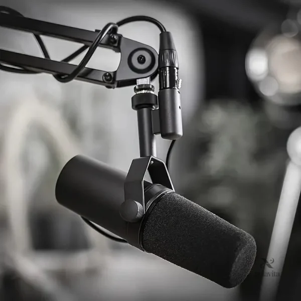 Micro de qualité pour voix off et performances vocales