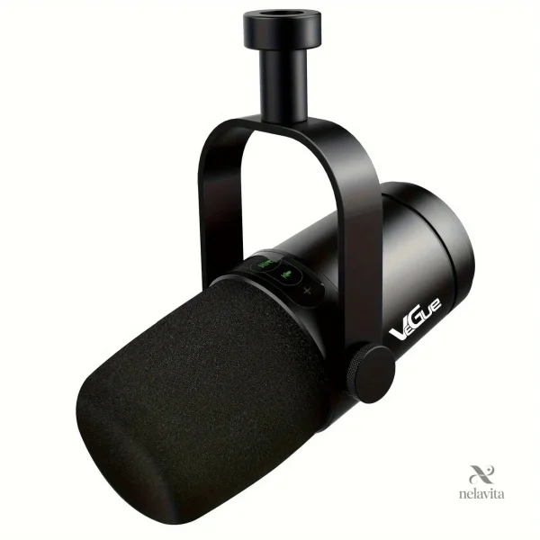 micro-studio-vague-a-condensateur-avec-support-suspendu-q-81h2wy-1 Micro Studio VAGUE à Condensateur pour Podcast et Voix Off