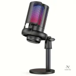 Microphone USB professionnel avec filtre anti-pop pour le streaming